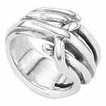Кольцо Braided с серебром
