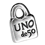 Значок в виде замка UNOde50 Промо