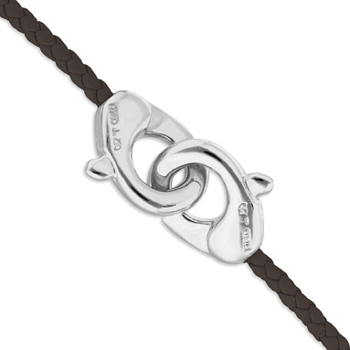 Купить Браслет Ser Inseparable, коричневый, с серебром - Фото 8