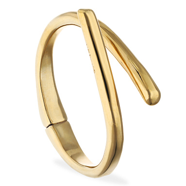 Купить Жесткий браслет Ветвь ROOTS, c золотом - Фото 6