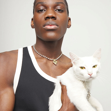 Купить Ожерелье Импульсы Beat, с серебром и золотом - Фото 7