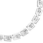 Ожерелье Звенья ROOTS, с серебром