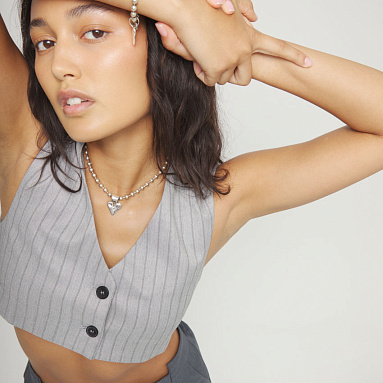 Купить Ожерелье Импульсы Beat, с серебром - Фото 8